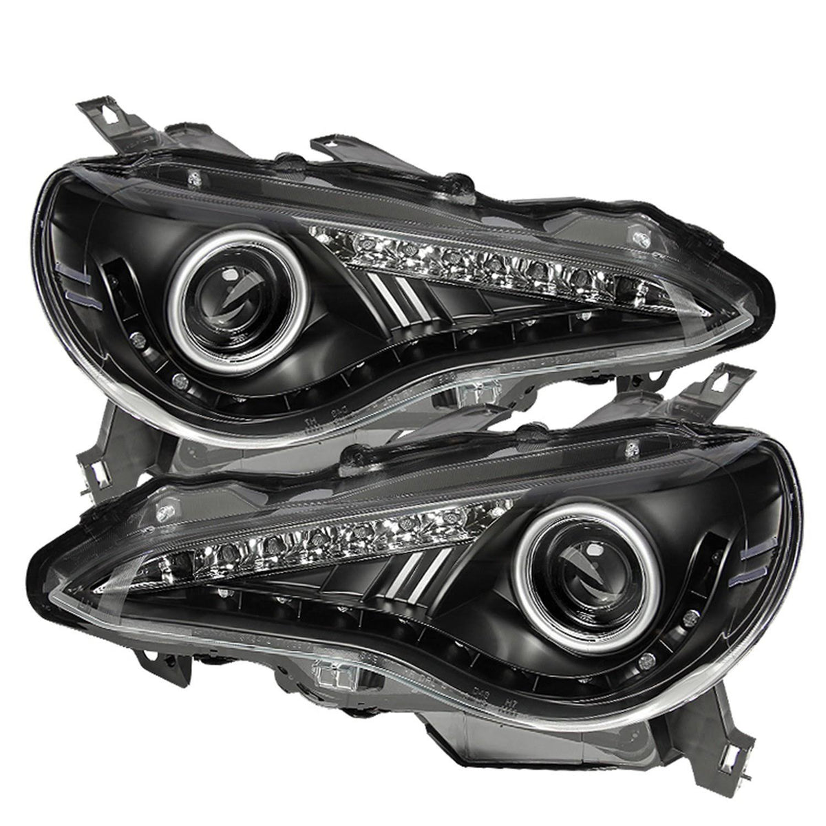 Black DRL LED Projector Headlights S290173