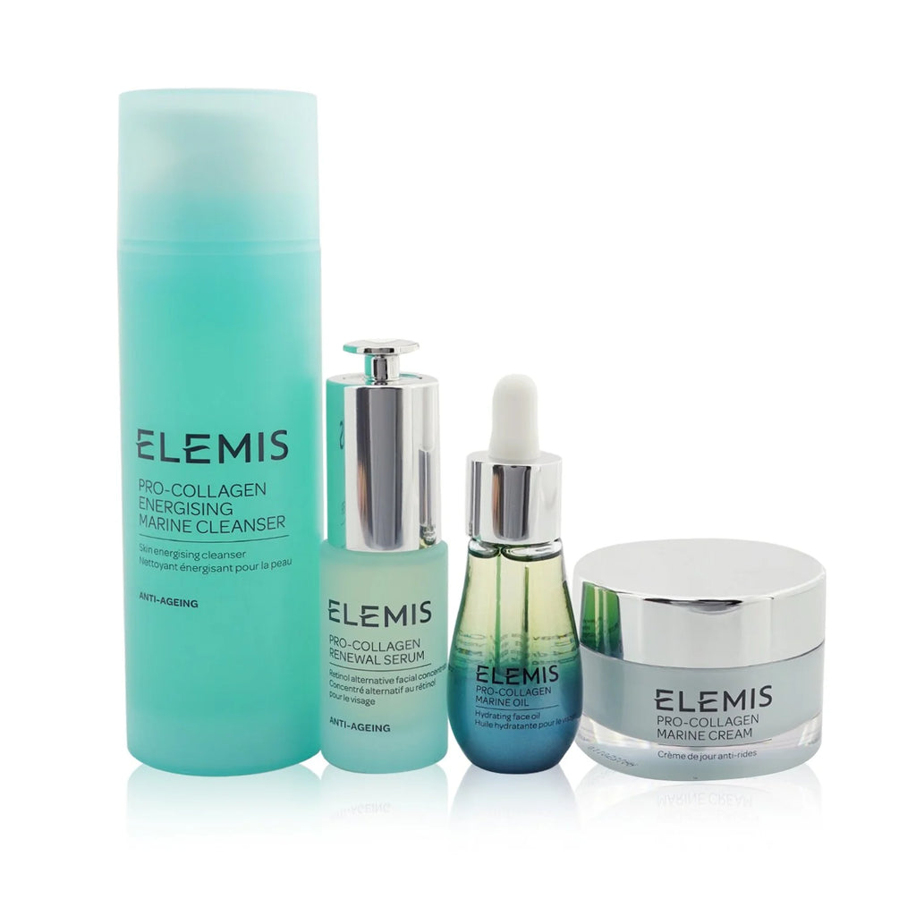 Renewal Serum 15ml Marine Cleanser 150ml Marine Oil 15ml Marine Cream 30ml 4pcs H55497