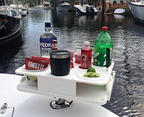 Boat Bar and Bait Table Combo with Rod Holder Mount P760