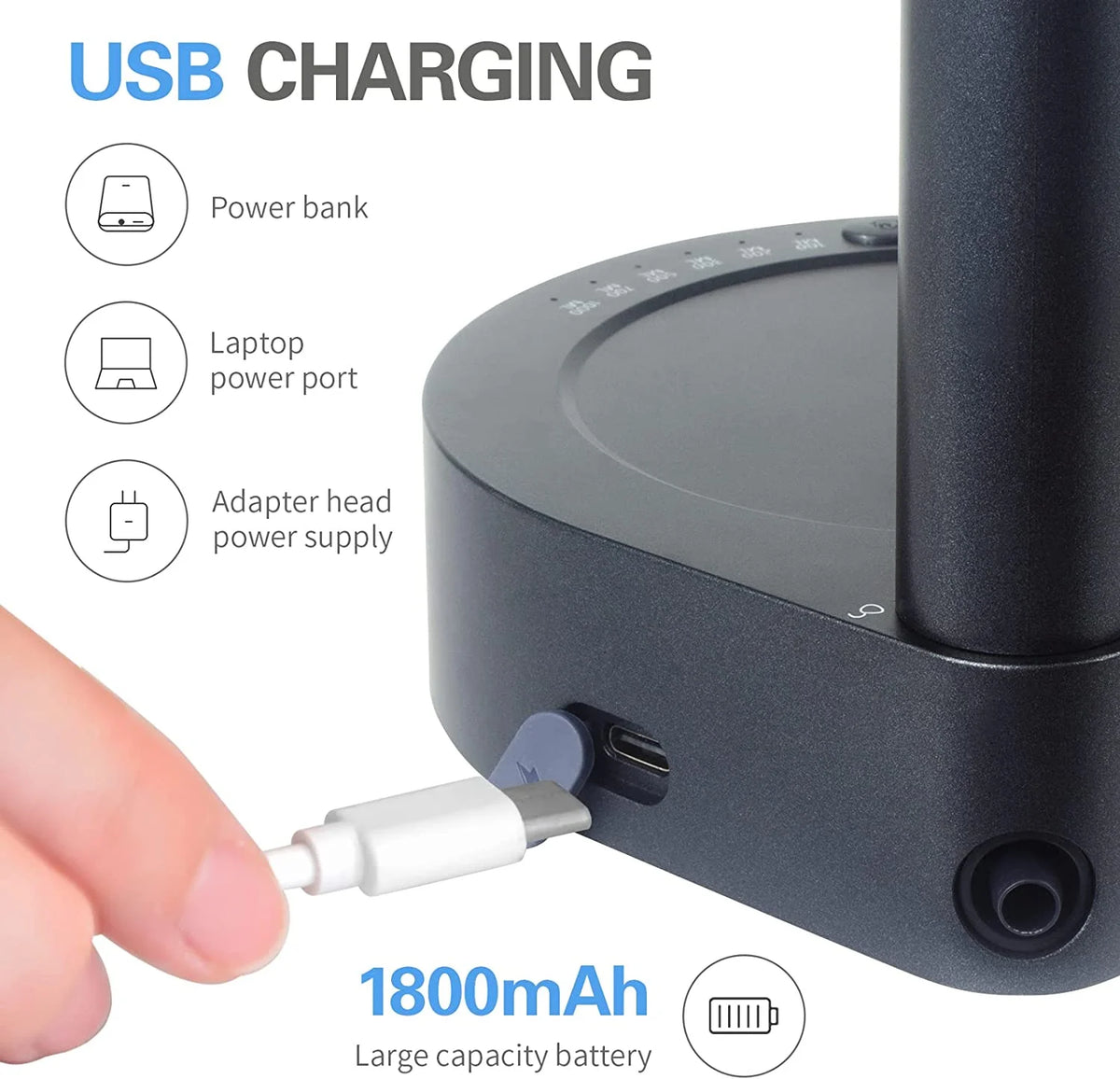 Portable Electric Water Bottle Pump for 5 Gallon & Universal Bottles Z9576