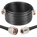 25ft N Male to N Female Coax Extension Cable, 50 ohm Low Loss B265163