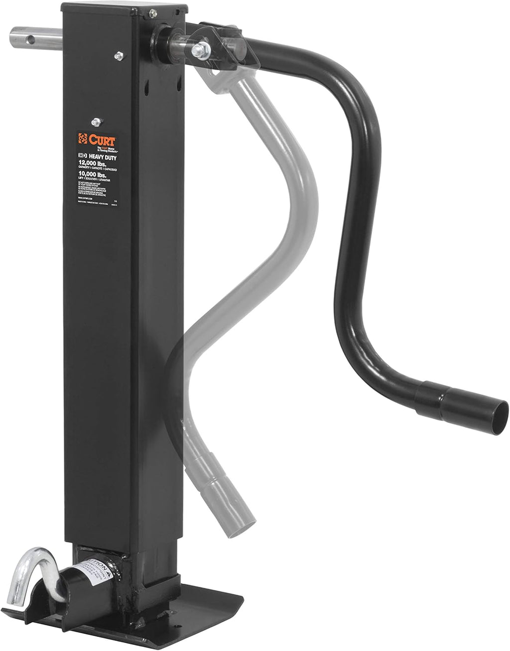 Direct Weld On Heavy-Duty Trailer Jack, 12,000 lbs. H22589