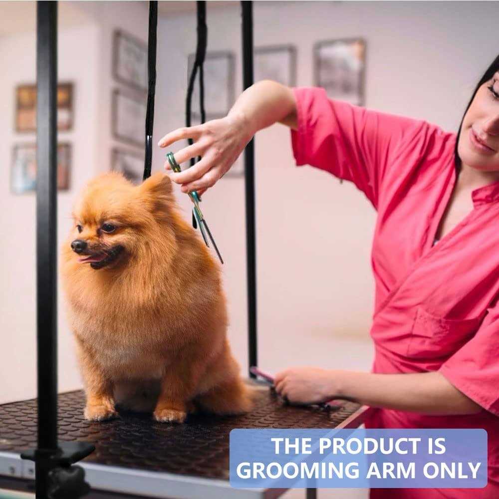 Dog Grooming Table Arm with 3 Noose and Clamp H89647