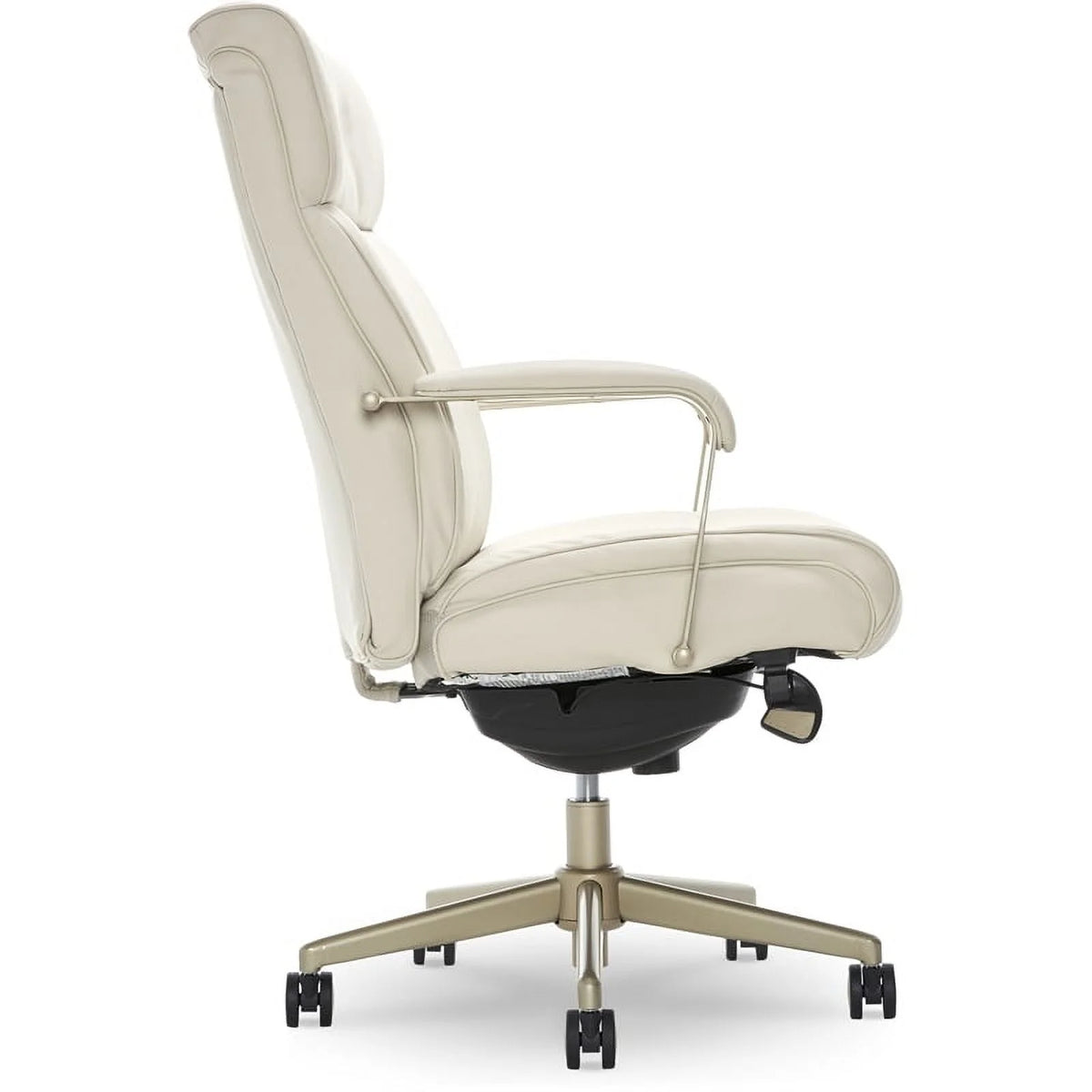 Ivory White Faux Leather Executive Office Chair U152825