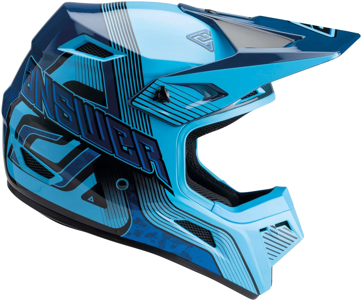 Youth MX Offroad Helmet Blue/Dark Blue MD I2631