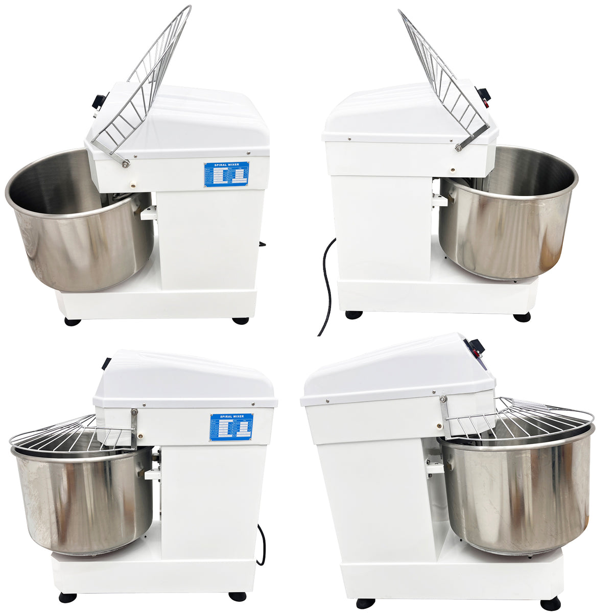 60L Electric Dough Mixer Double Speed Three-Phase Voltage 220V Z79307