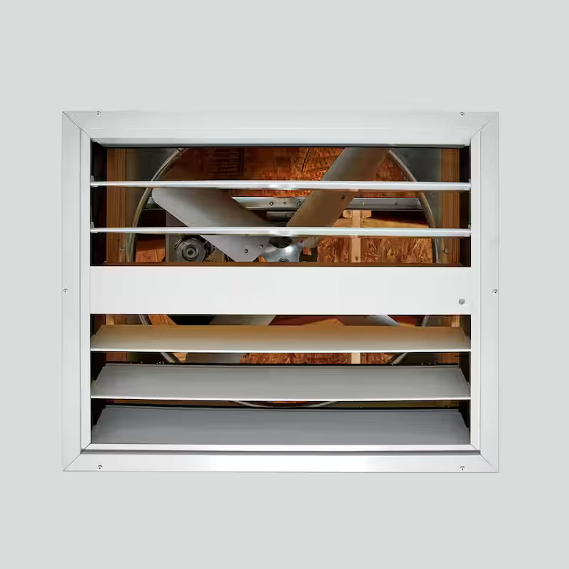 30 in. Belt Drive Whole House Fan with Shutter W7814