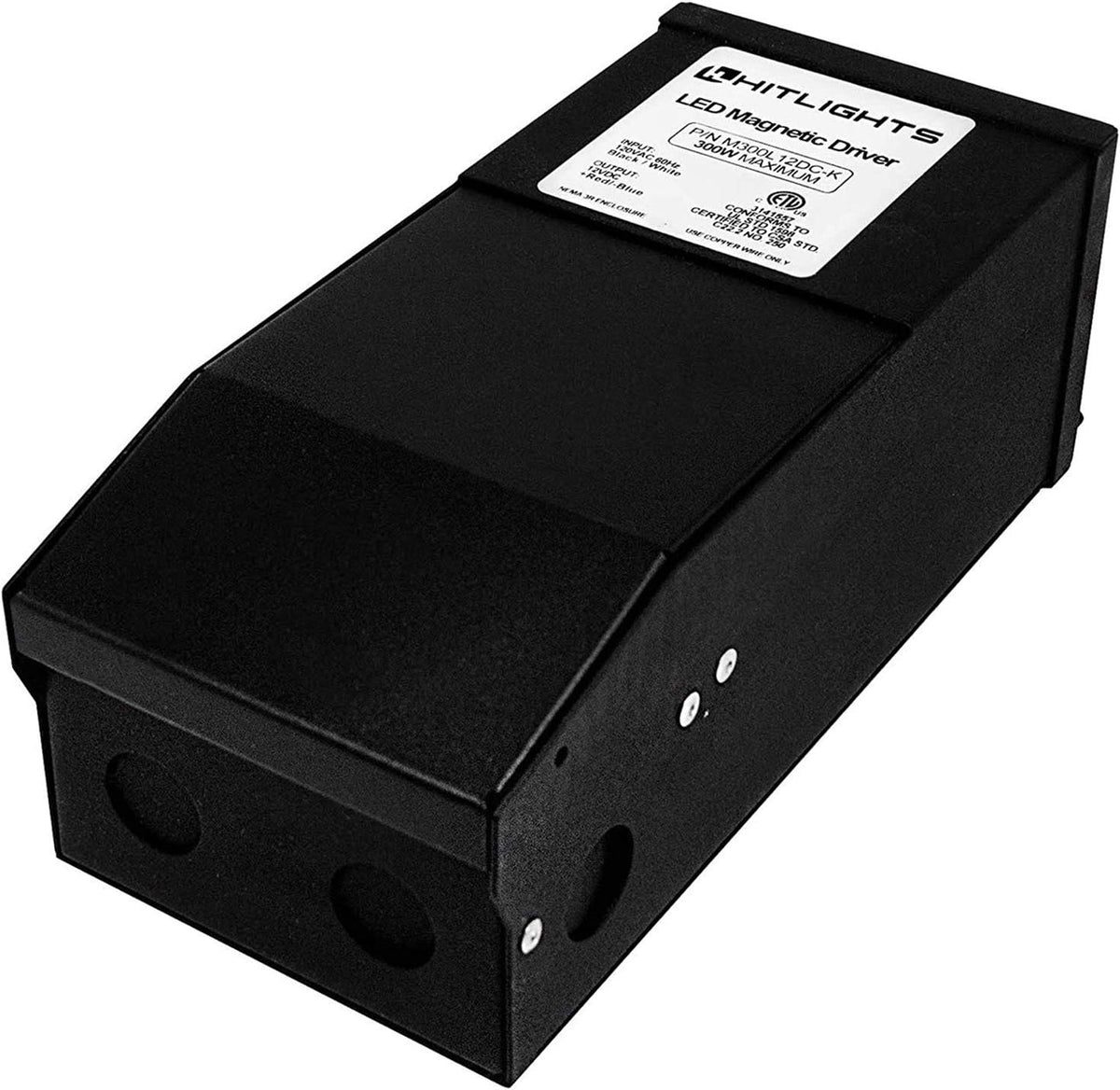LED Dimmable Driver 150W (2.5A), Magnetic, 110V AC-24V DC Transformer, Low Voltage Power Supply R292761