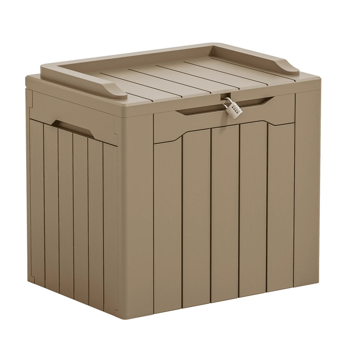 Black 32 Gallon Outdoor Resin Deck Box W9222