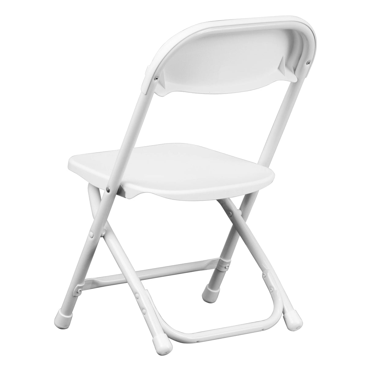 White Plastic Kids Folding Chair V67683