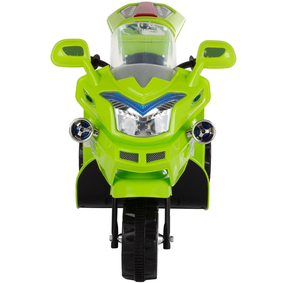 Green 3-Wheel Battery-Powered Electric Motorcycle D43106