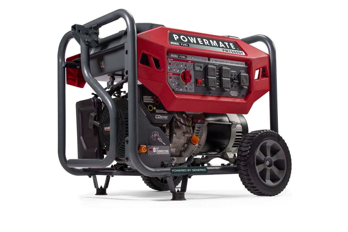 7500 Watt Dual Fuel Portable Generator W19745