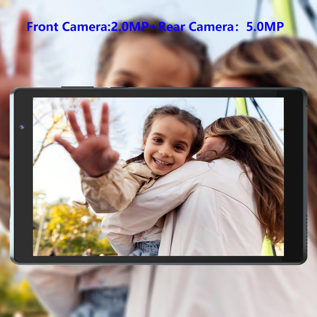 8 inch Android 12 Tablet 4GB RAM 32GB ROM IPS HD Display Black Y7024