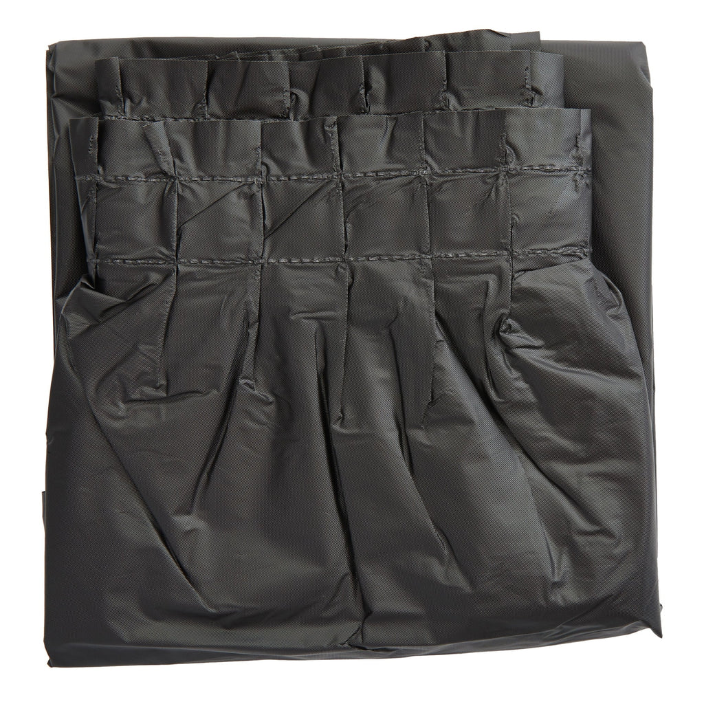 Black 6-Pack Table Skirt for Rectangle Tables G527