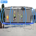 12FT Blue Kids Trampoline with Enclosure Net N8995