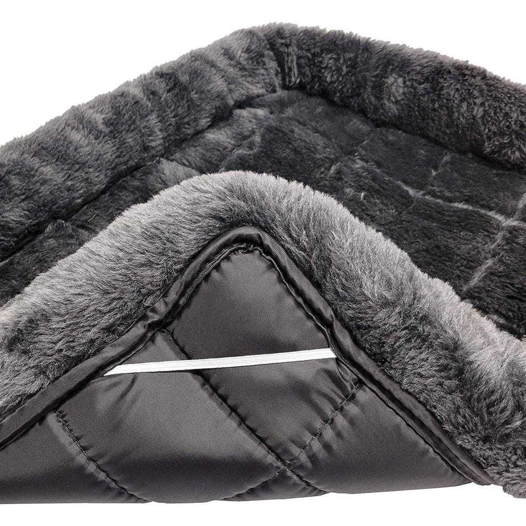 Gray Bolster Dog Bed H351163