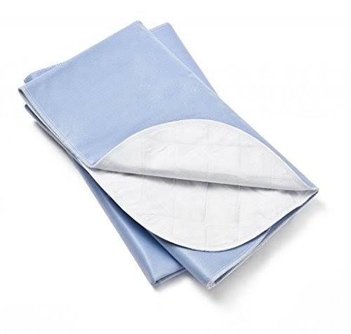 34x36 Blue Reusable Bed Pad X7410