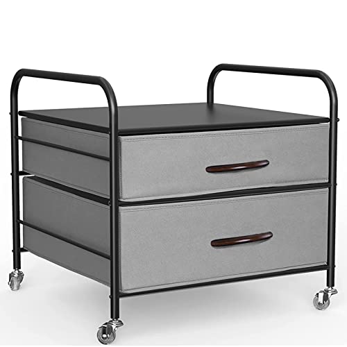 Mini Fridge Stand with 2 Drawer Storage N4849
