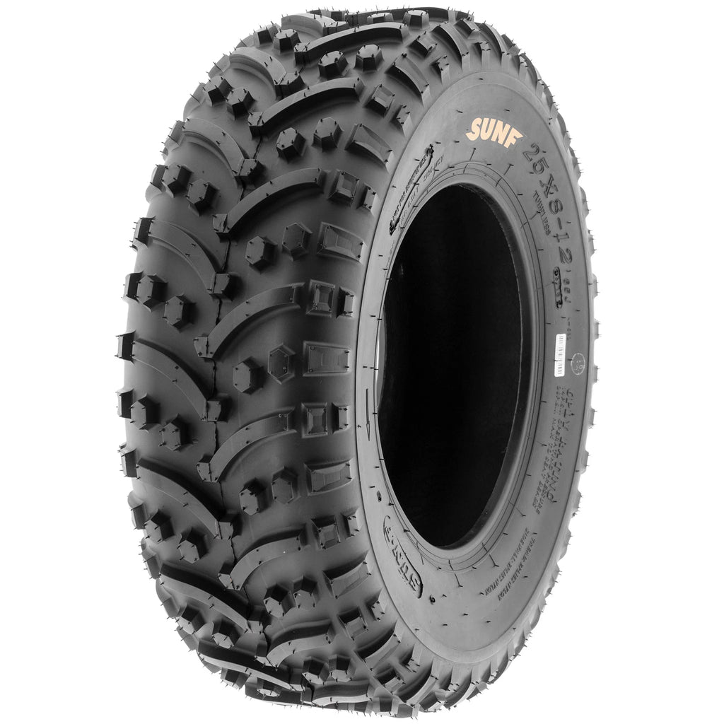 Set of 4 ATV UTV Tires 25x8-12 6 PR K8799