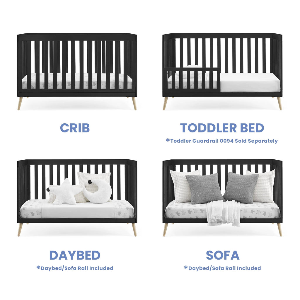 4-in-1 Convertible Baby Crib C57272