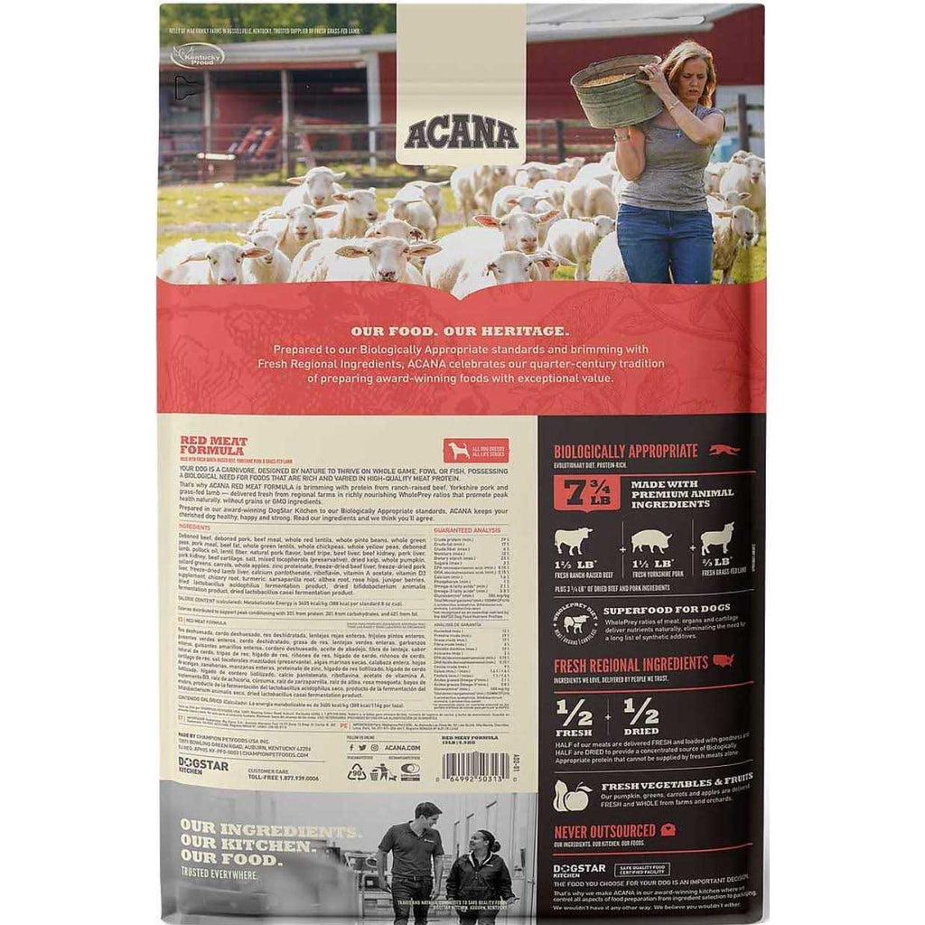 Red Meat Dry Dog Food E281