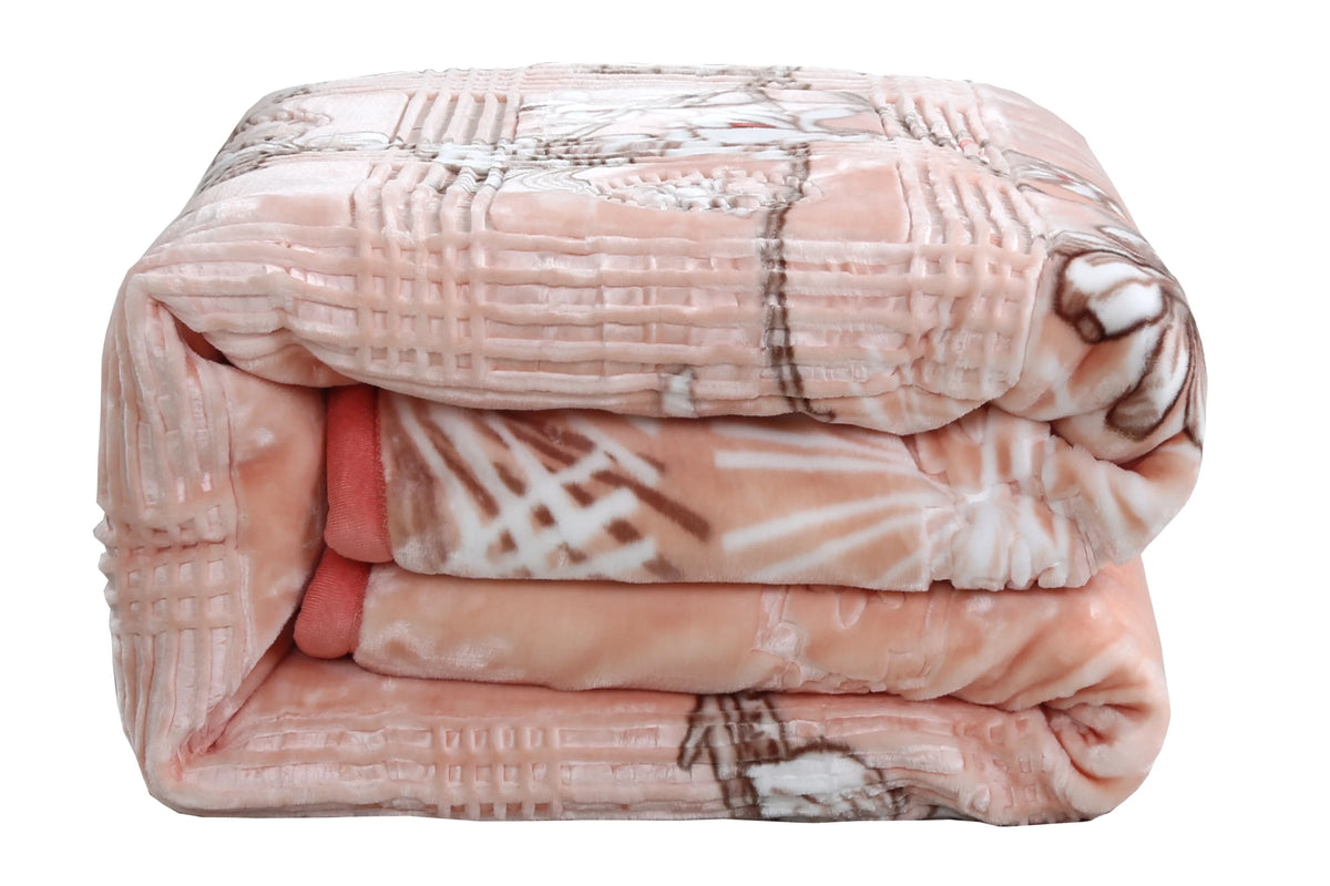 12 Lbs Plush Fleece King Blanket V614196