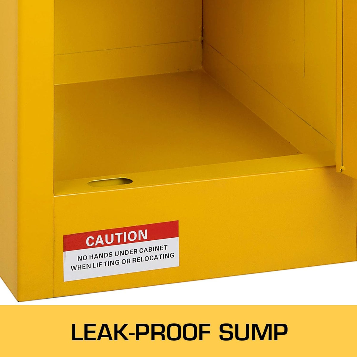 Galvanized Steel Flammable Storage Cabinet with Adjustable Shelf B641621