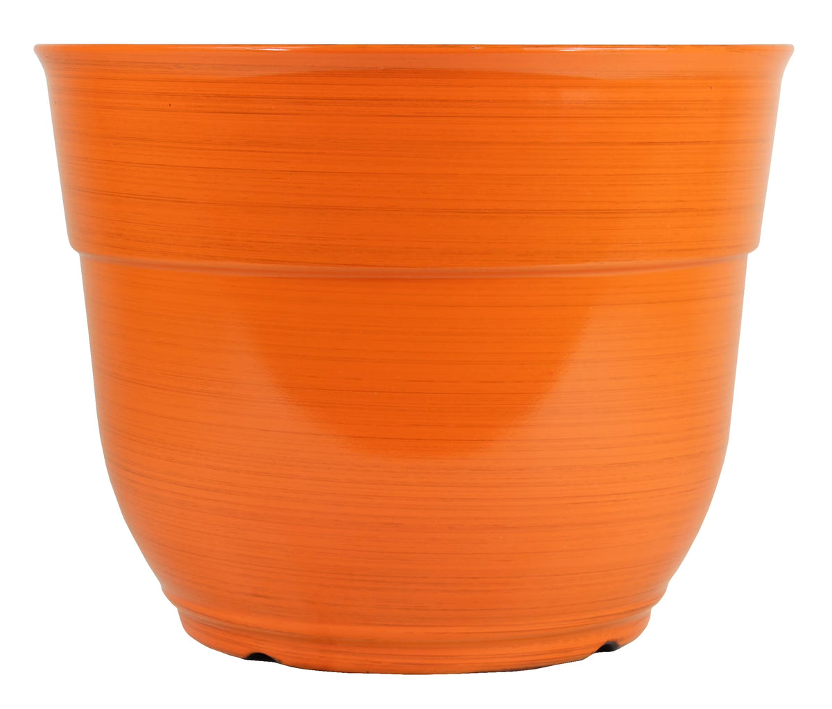 Bright Orange 15" Plastic Planter U279