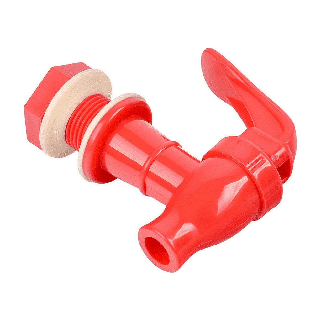 Red B.P.A.-Free Water Dispenser Replacement Valve 4 Pack L51304