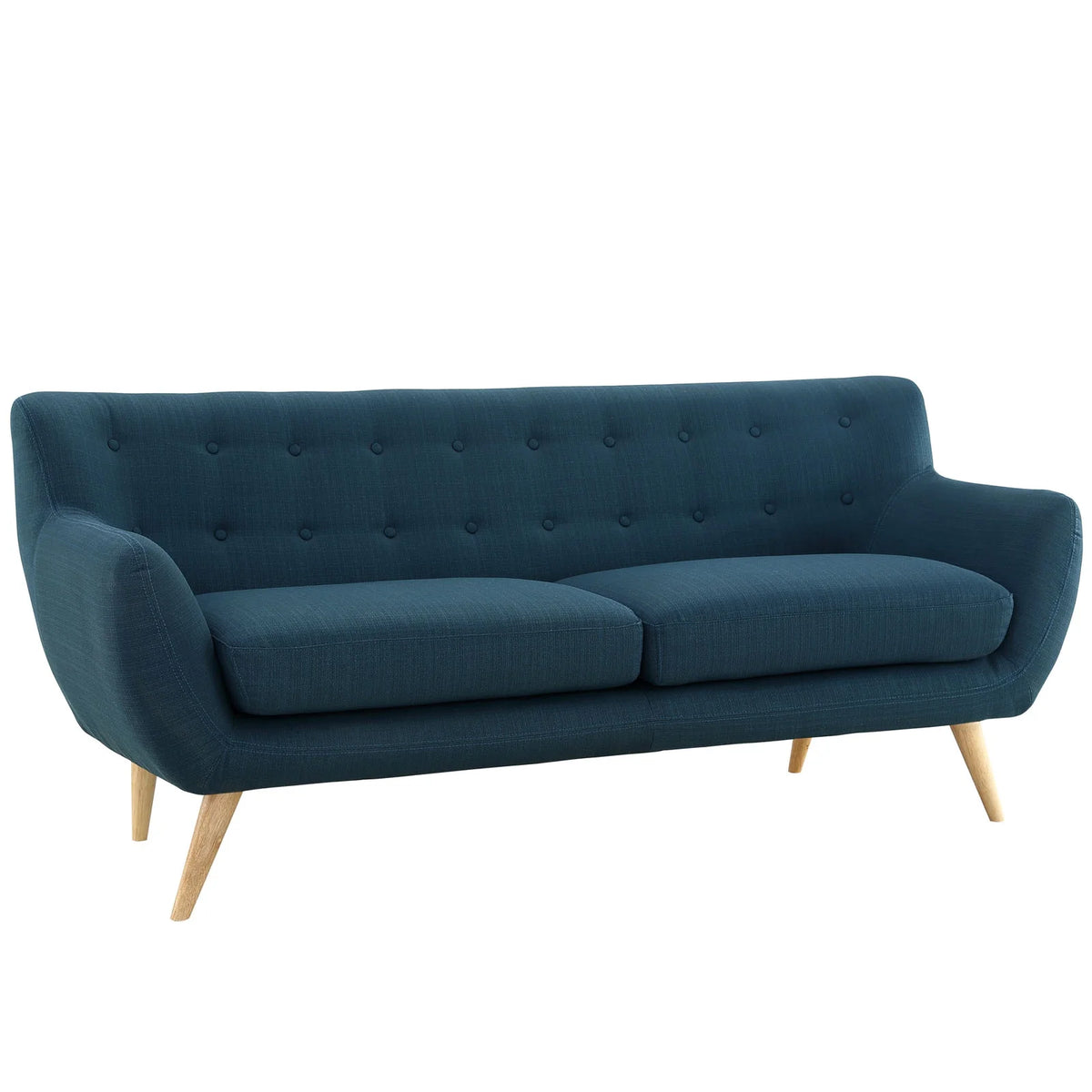 Navy Fabric Three PCS Living Room Set R714
