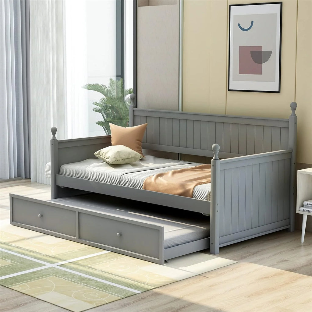 Gray Wood Daybed T364090