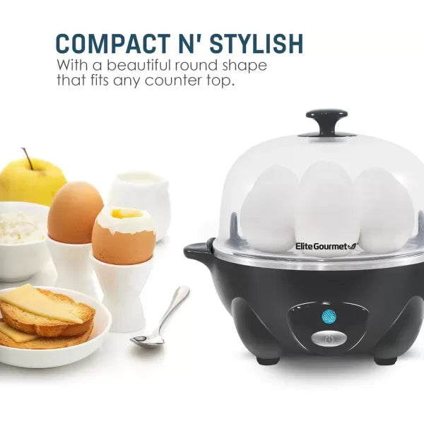 7 Egg Capacity Electric Egg Cooker with Auto Shut-Off G720