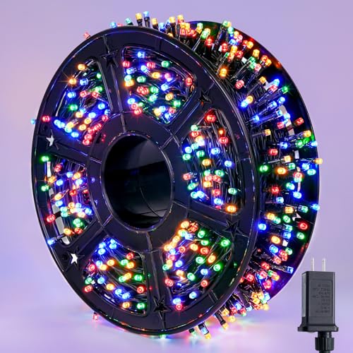 500 LED Orange and Purple Halloween String Lights R96623