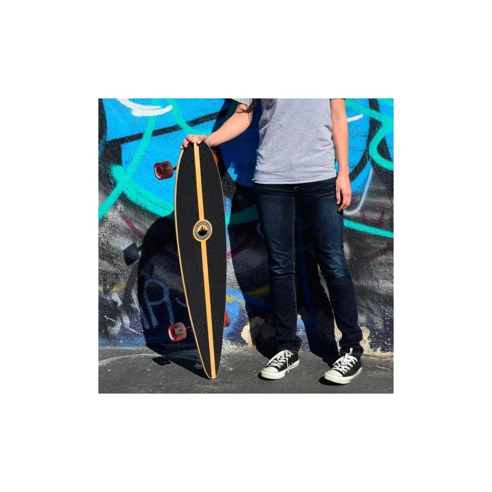 Stained Black Pintail Longboard Complete K46349