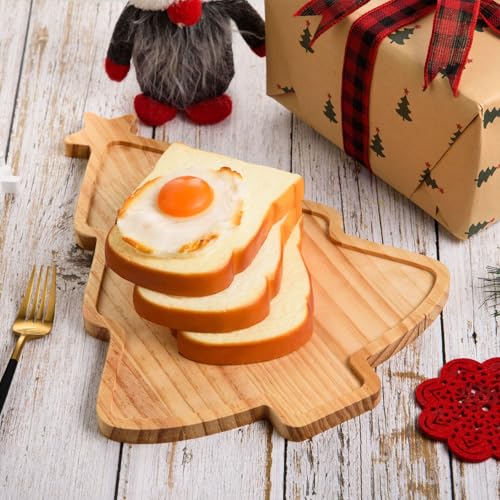 Wooden Christmas Tree Serving Tray G70488