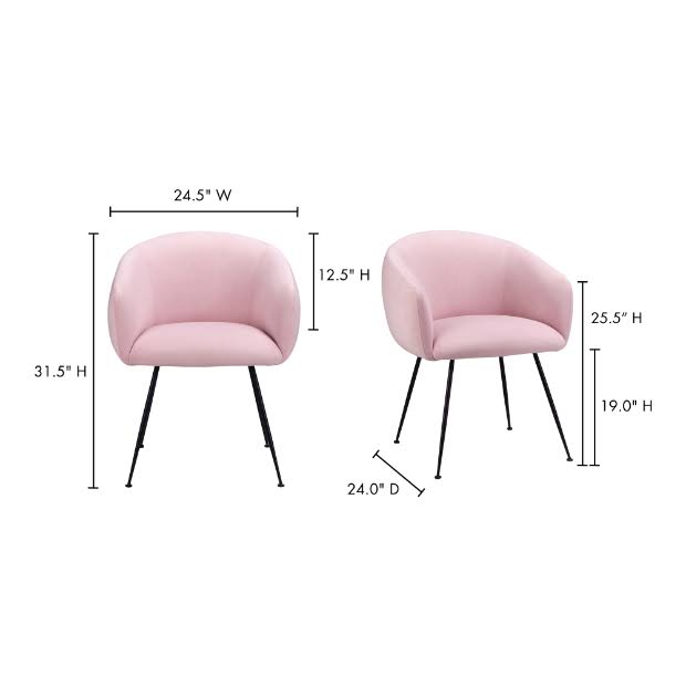 Pink Dining Chair F41292