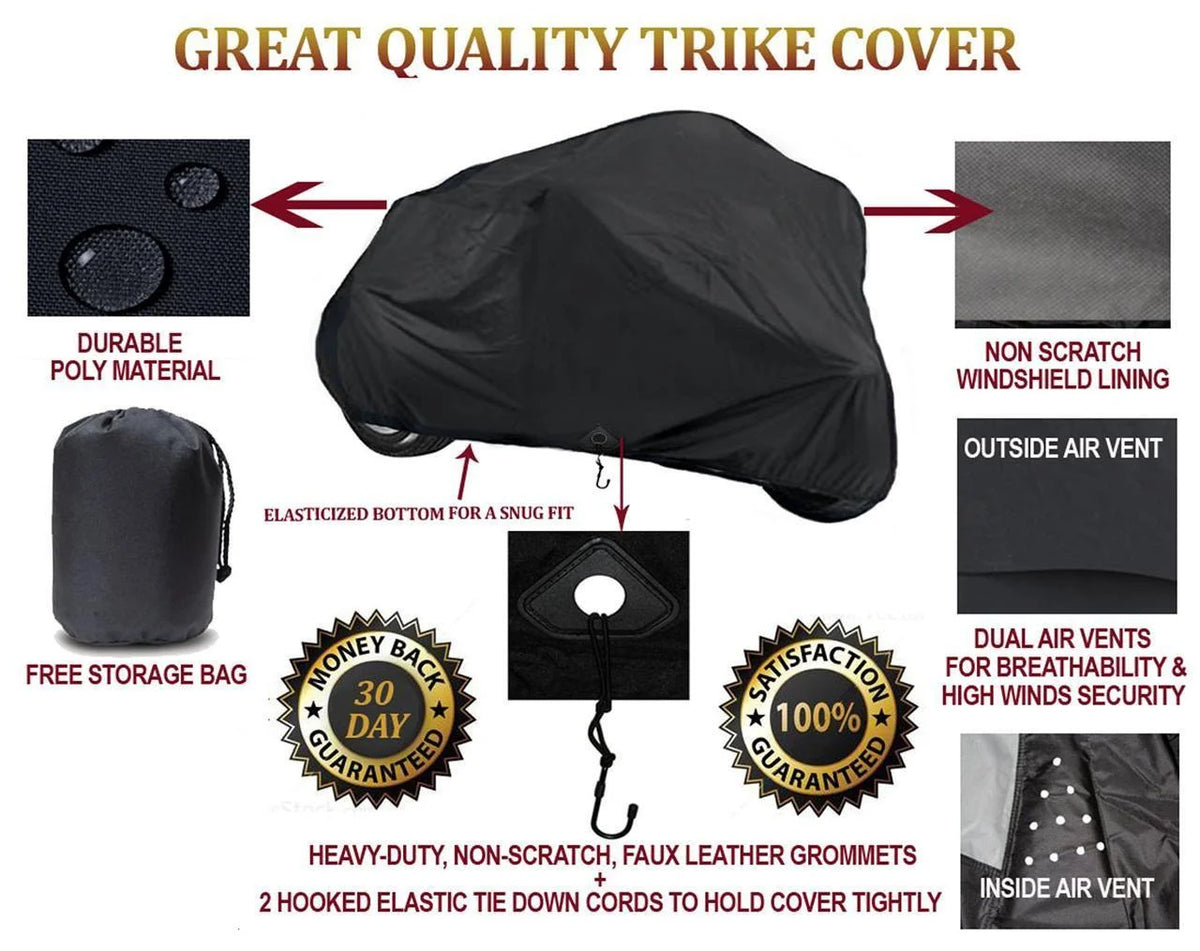 Trike Cover for Motor Trike Road King Sport 3-Wheeler E697