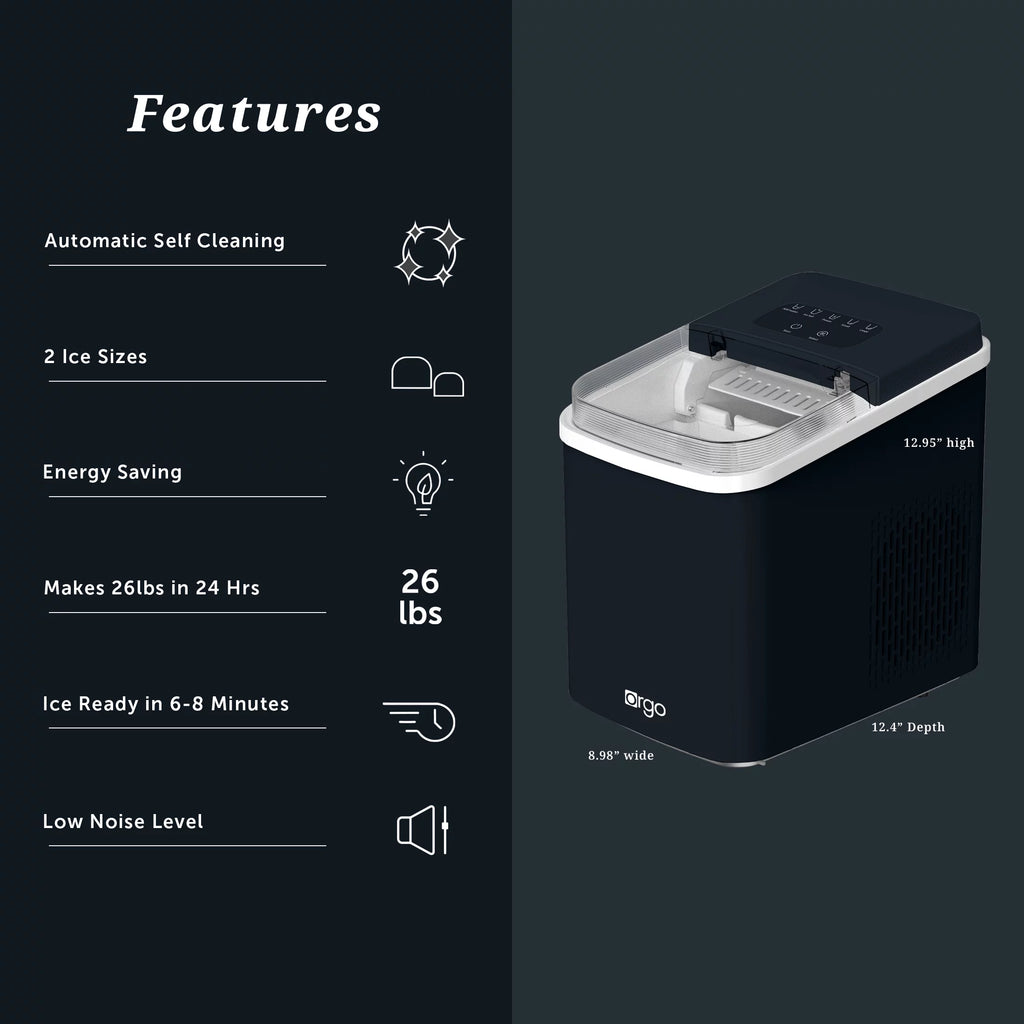 Countertop Ice Maker Black C309