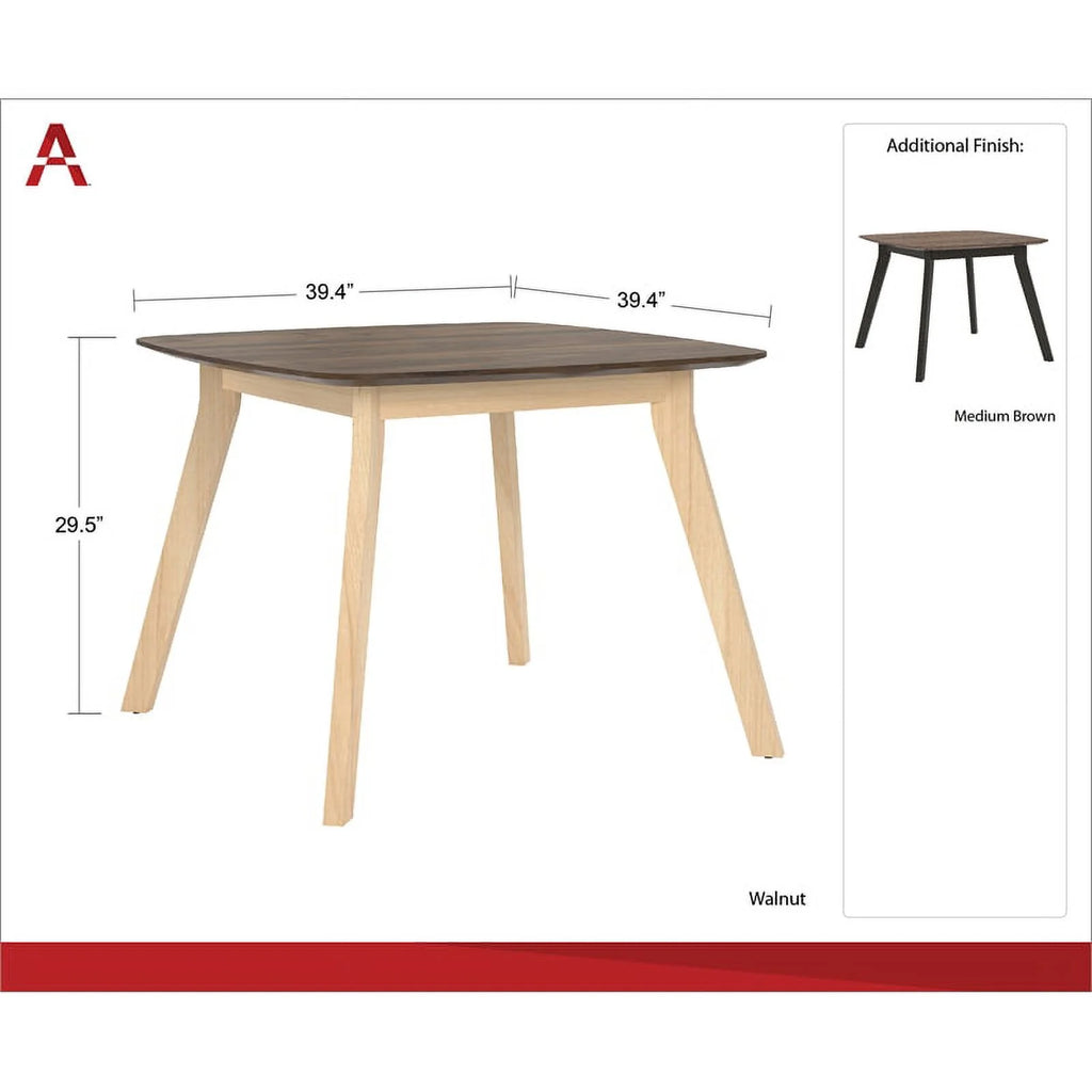 Square Meeting Table in Walnut V15469