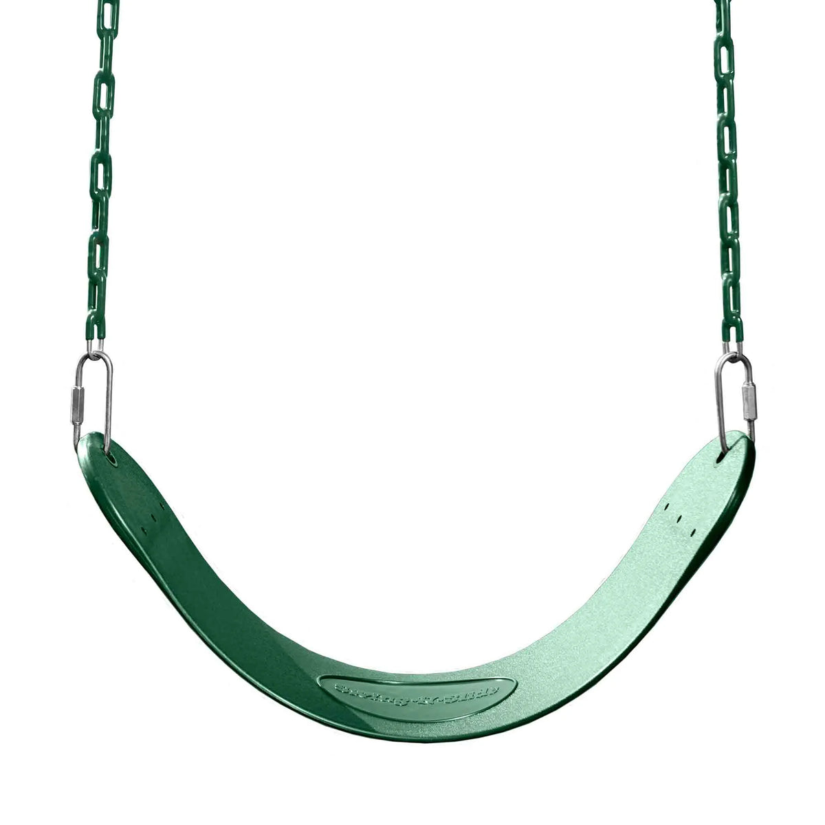 Green Swing Set Bundle with Swing Seats with Chains (2-Pack) W368559