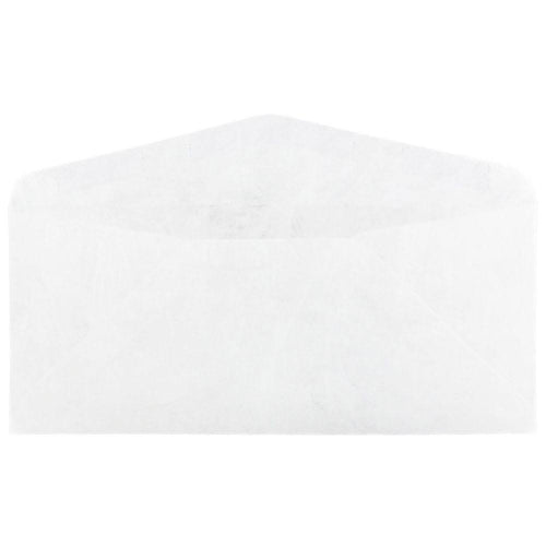 #10 Business Tyvek Envelopes, 4 1/8 x 9 1/2, White, 1000/Carton D8572