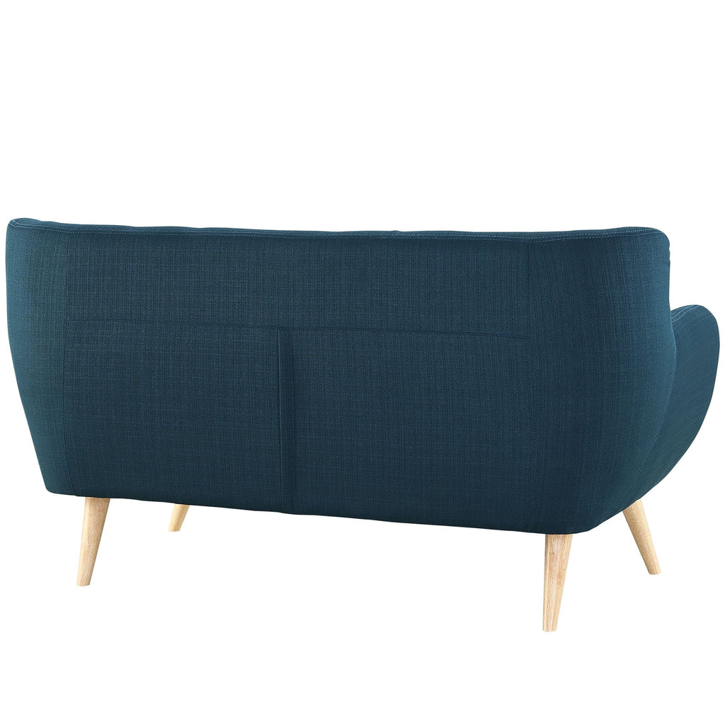 Navy Fabric Three PCS Living Room Set R714