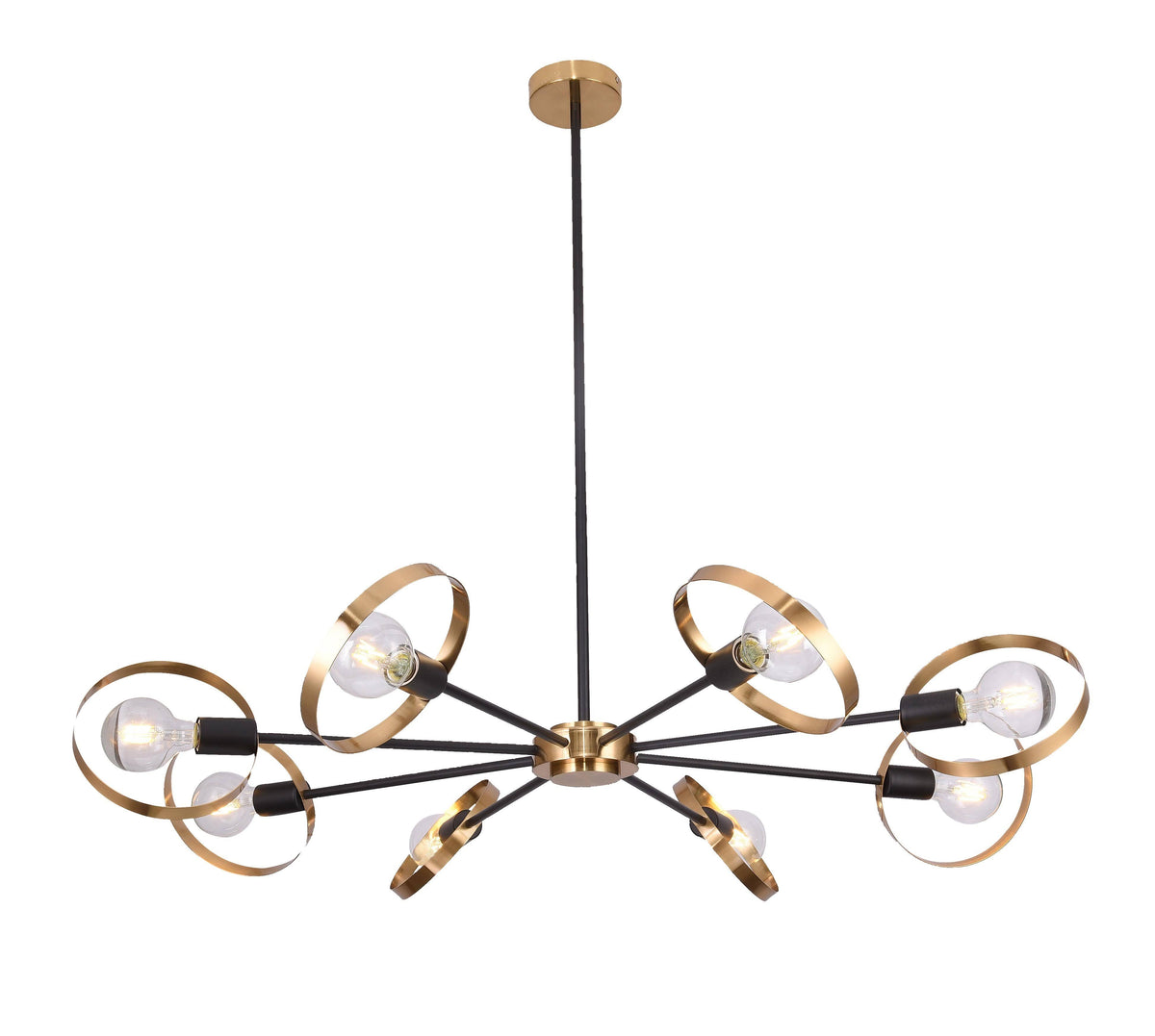 8 Light Ceiling Fixture R613