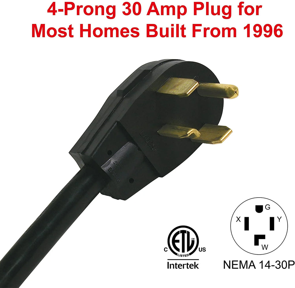 6 ft 10/4 SRDT 30 Amp Dryer Cord F33885