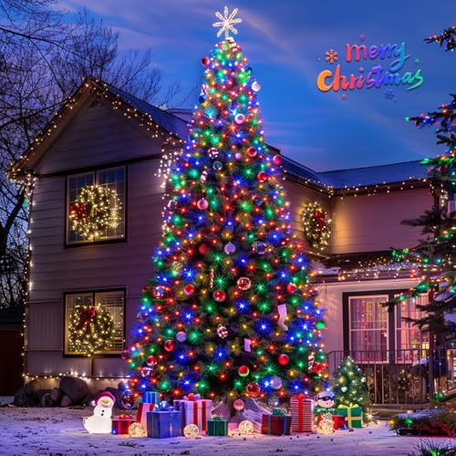 500 LED Orange and Purple Halloween String Lights R96623