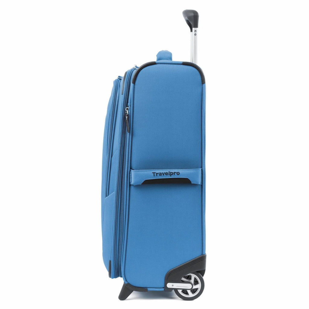 Azure Blue Expandable Carry On Rollaboard J803