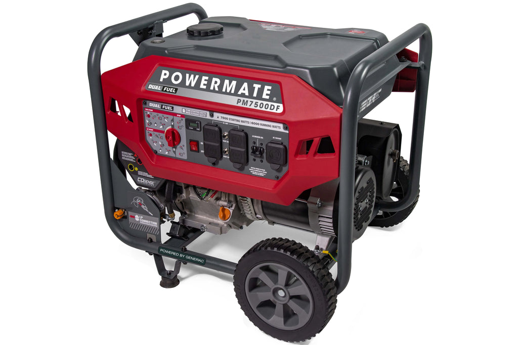 7500 Watt Dual Fuel Portable Generator W19745