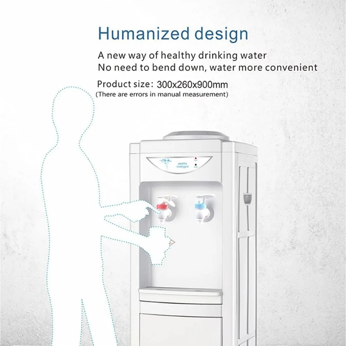 Hot & Cool Top Loading Water Cooler Dispenser with Child Safety Lock A5978