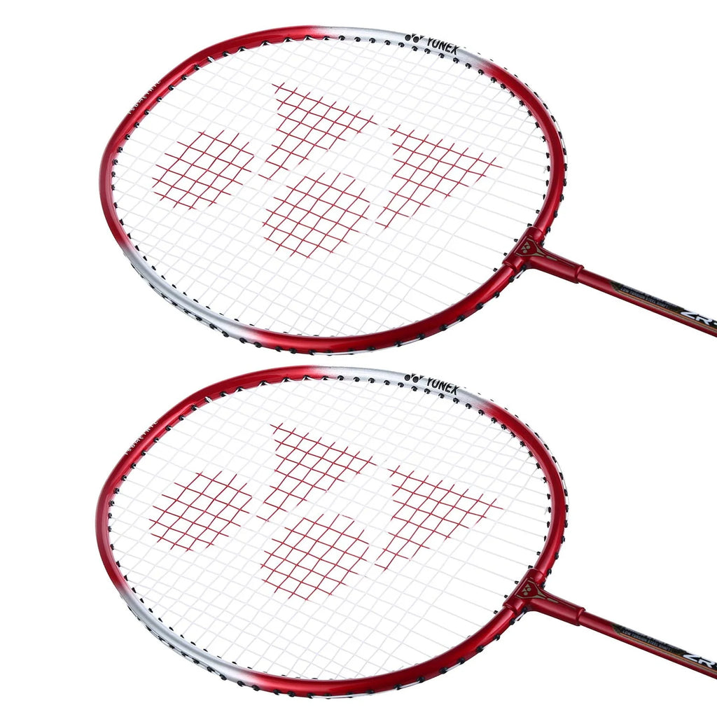 Set of 2 Red Badminton Racquet V65098