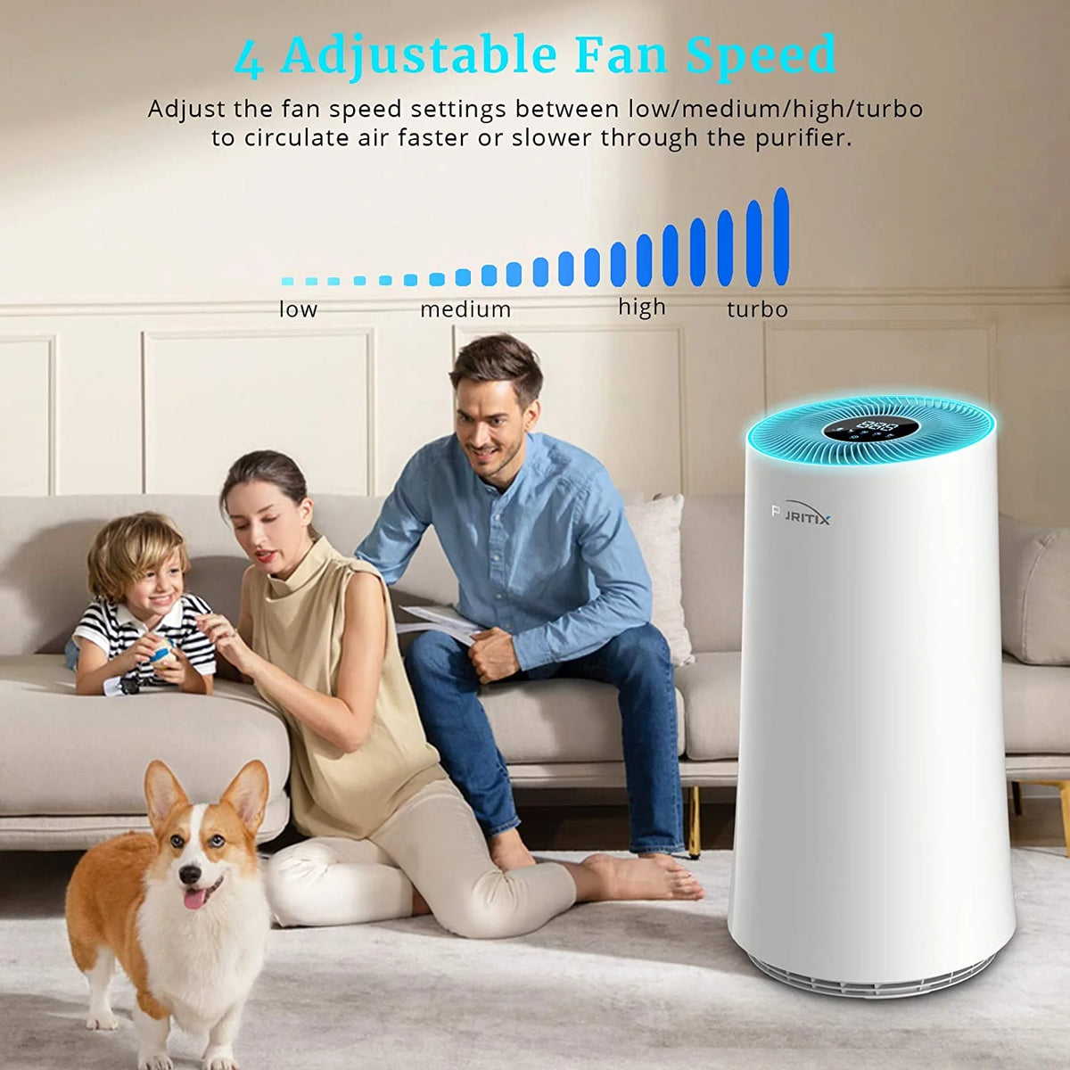 H13 True HEPA Air Purifier with Sleep Mode Z221
